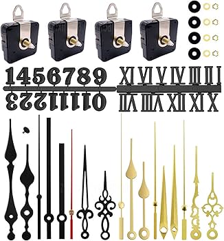 Amazon.co.jp: YFFSFDC 時計 ムーブメント 4枚セット 手作り 時計番号